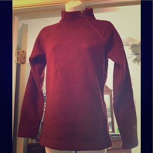 Cranberry Fleece Pullover